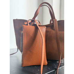 ISAKO SIENNA TOTE BAG CAMEL