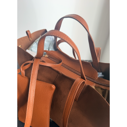 ISAKO SIENNA TOTE BAG CAMEL