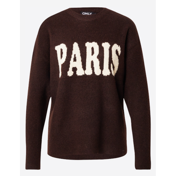 ONLY ONLJERICO L/S PULLOVER KNT COFFEE BEAN