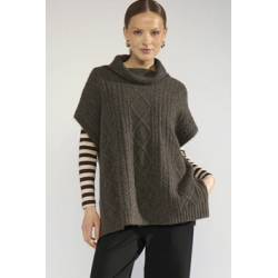 N�MPH NUJOLINE PONCHO BROWN