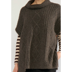 N�MPH NUJOLINE PONCHO BROWN