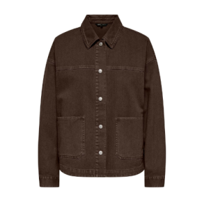 ONLY ONLLARA TWILL JACKET BROWN