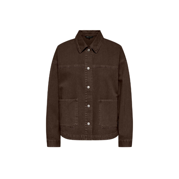ONLY ONLLARA TWILL JACKET BROWN