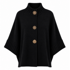ISAKO VIOLA CARDIGAN BLACK