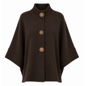 ISAKO VIOLA CARDIGAN BROWN