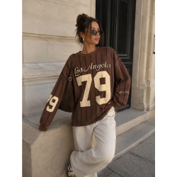 ISAKO LA79 SWEATSHIRT BROWN