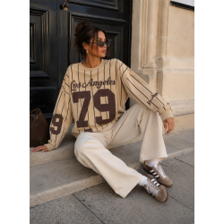ISAKO LA79 SWEATSHIRT BEIGE