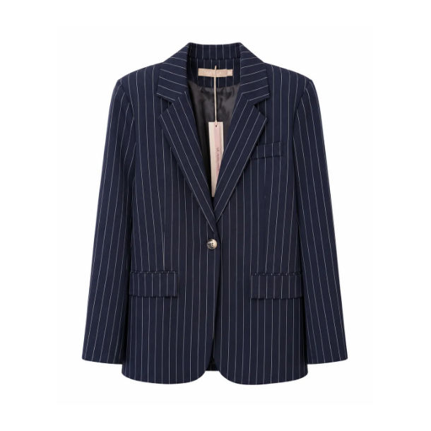 MARTA MDCDUSK BLAZER NAVY STRIPE 