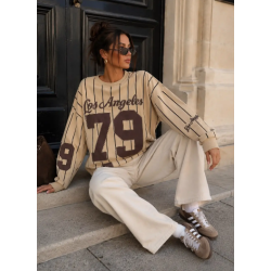 ISAKO LA79 SWEATSHIRT BEIGE