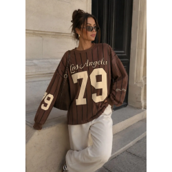 ISAKO LA79 SWEATSHIRT BROWN