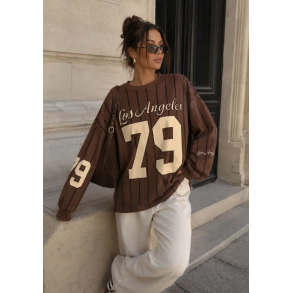 ISAKO LA79 SWEATSHIRT BROWN