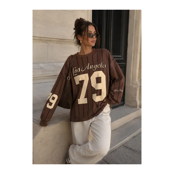 ISAKO LA79 SWEATSHIRT BROWN