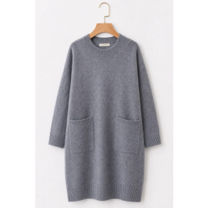 ESTELLE KNIT DRESS GREY