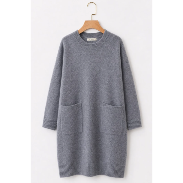 ESTELLE KNIT DRESS GREY