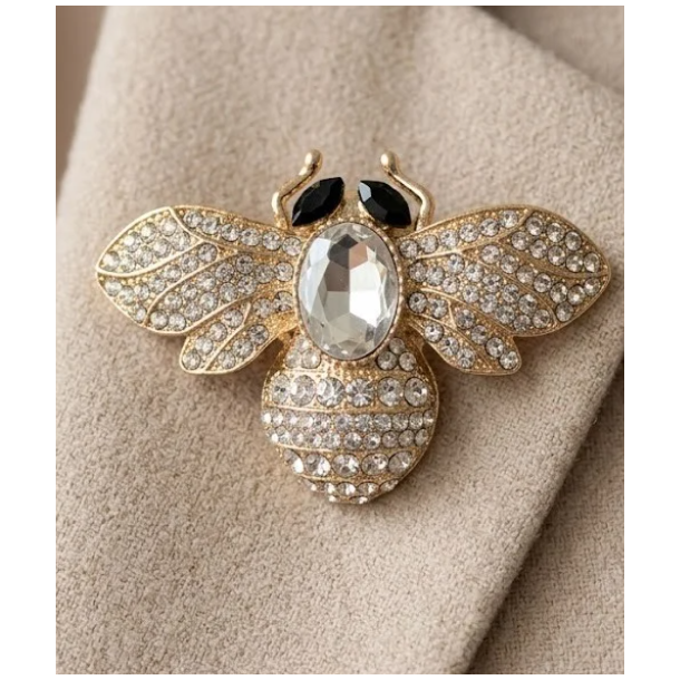 ISAKO BROOCH MEDIUM BEE GOLD