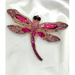 ISAKO BROOCH LIZARD PINK