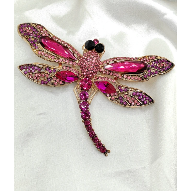 ISAKO BROOCH LIZARD PINK
