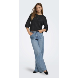 ONLY ONLMAGGIE SS BUTTON BLACK 