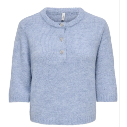 ONLY ONLMAGGIE SS BUTTON DUSTY BLUE