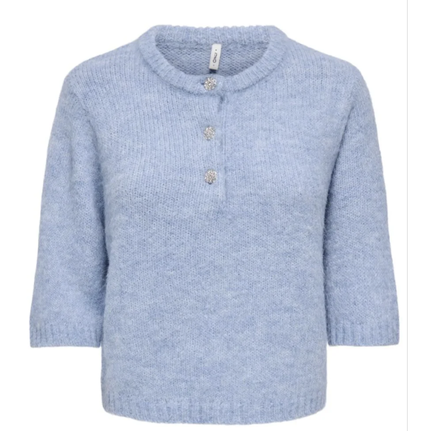 ONLY ONLMAGGIE SS BUTTON DUSTY BLUE