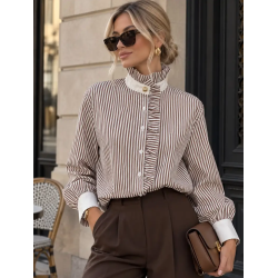 ISAKO CALISA SHIRT BROWN 