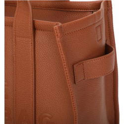 NEW YORK TOTE BAG CAMEL BROWN