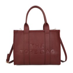 NEW YORK TOTE BAG BORDEAUX