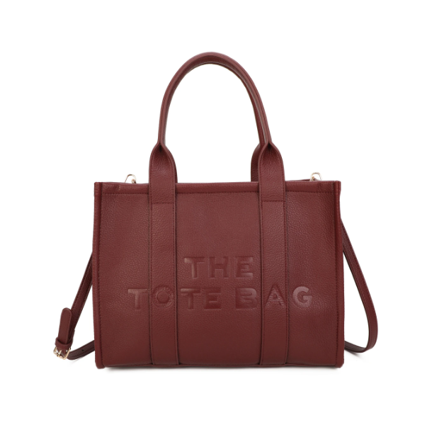 NEW YORK TOTE BAG BORDEAUX