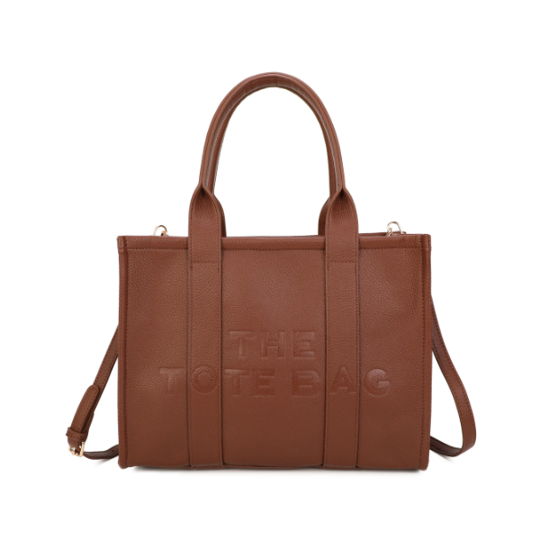 NEW YORK TOTE BAG CAMEL BROWN