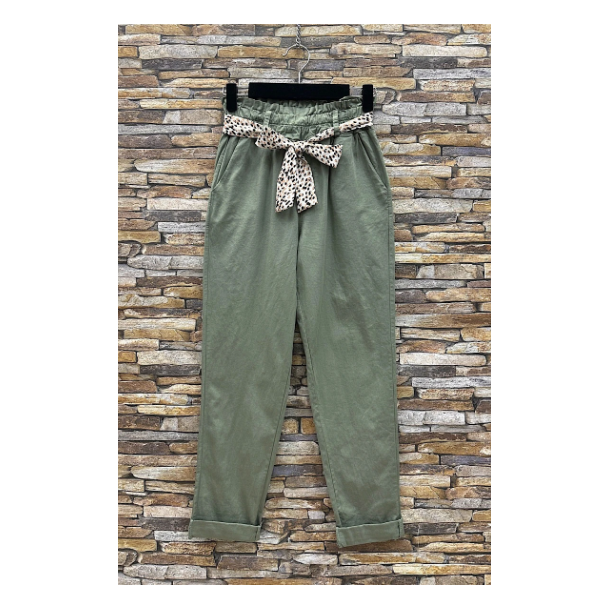 CHRYSTAL PANTS GREEN