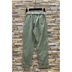 CHRYSTAL PANTS GREEN