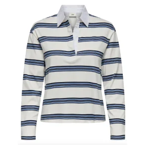 JACQUELINE de YONG JDYDARLING POLO SHIRT WHITE