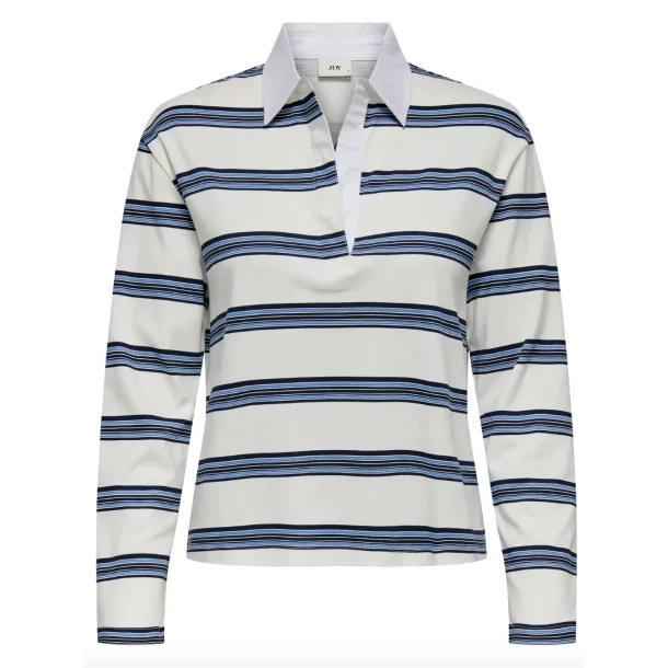 JACQUELINE de YONG JDYDARLING POLO SHIRT WHITE