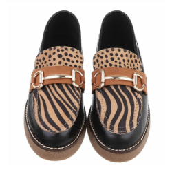 CONCEPT GLAZE LOAFERS ZEBRA