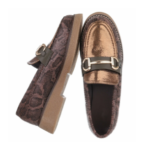 CONCEPT GLAZE LOAFERS BRONZE