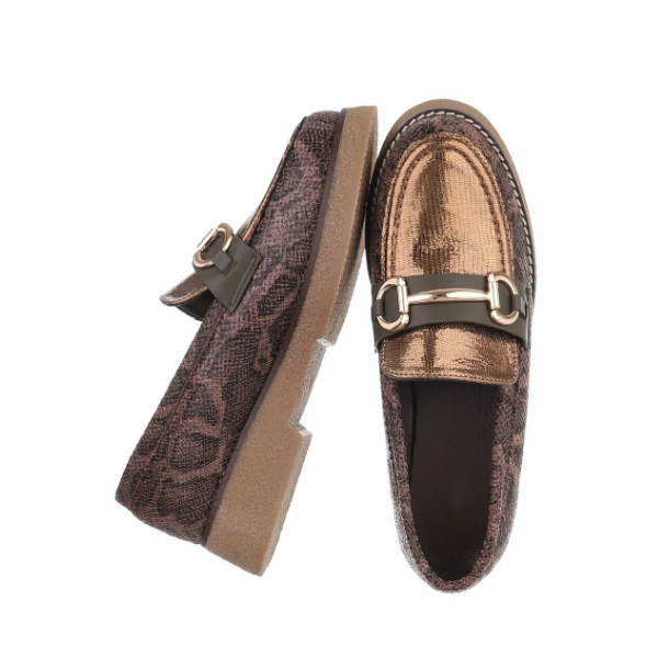 CONCEPT GLAZE LOAFERS BRONZE