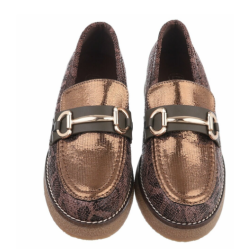 CONCEPT GLAZE LOAFERS BRONZE