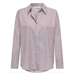 ONLY ONLOREGON SOLO SHIRT BORDEAUX