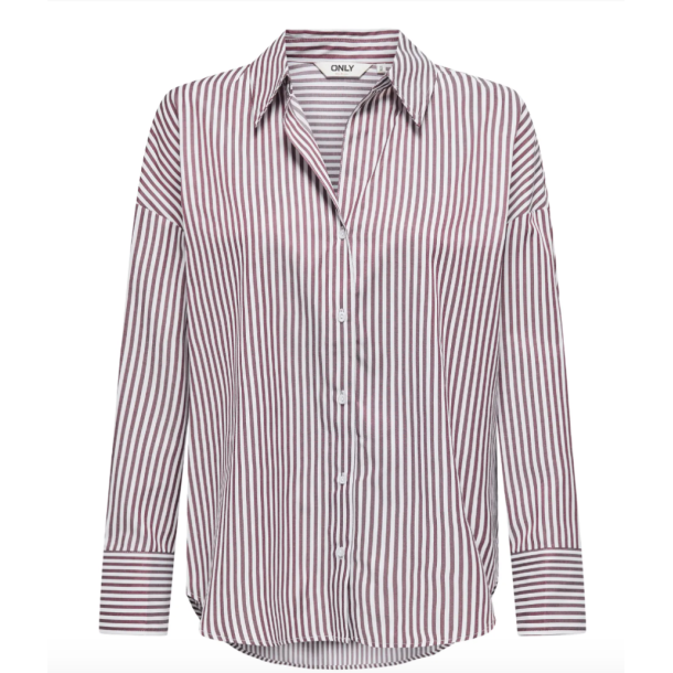 ONLY ONLOREGON SOLO SHIRT BORDEAUX