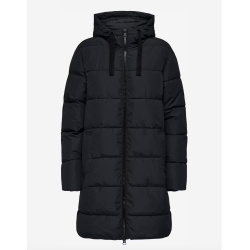 ONLY ONLCLAIR PUFFER HOOD COAT BLACK