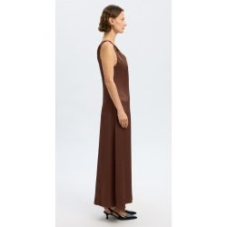 SELECTED FEMME SLFNORA DRESS BROWN