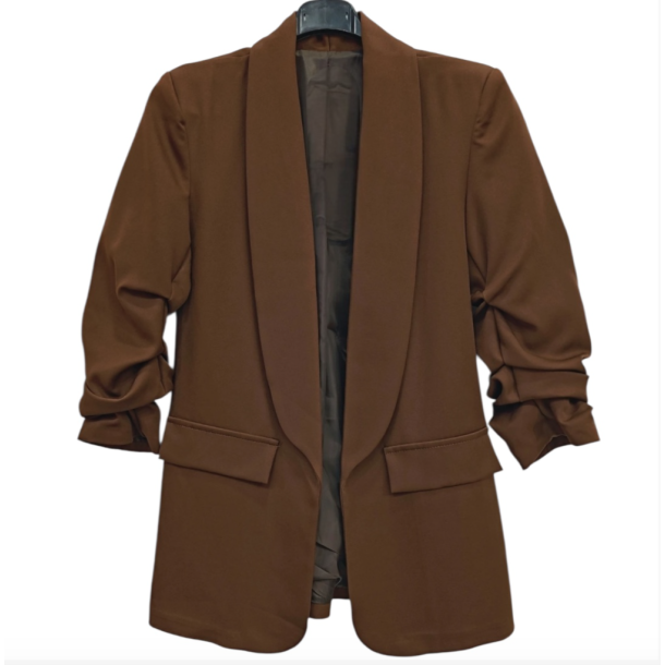 CONCEPT YASMIN BLAZER DARK BROWN