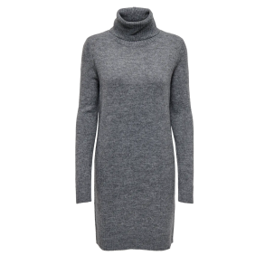 JACQUELINE de YONG JDYELANORA COWLNECK DRESS DARK GREY