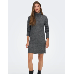 JACQUELINE de YONG JDYELANOR COWLNECK DRESS DARK GREY