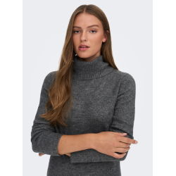 JACQUELINE de YONG JDYELANOR COWLNECK DRESS DARK GREY