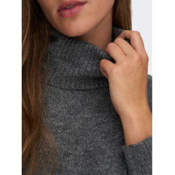 JACQUELINE de YONG JDYELANOR COWLNECK DRESS DARK GREY