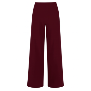 LIBERT ESSENTIEL HENNE WIDE PANTS BORDEAUX 