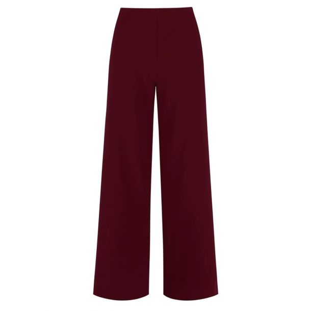 LIBERT ESSENTIEL HENNE WIDE PANTS BORDEAUX 