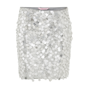 ONLY ONLJADEL SEQUINS SKIRT SILVER