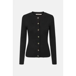 RUE de FEMME LOPE KNIT CARDIGAN BLACK